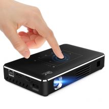 WZATCO P10 DLP 3D Projector Smart WIFI MINI Projectors Support FULL HD 4K Home Theater LED Beamer Proyector Built-in battery