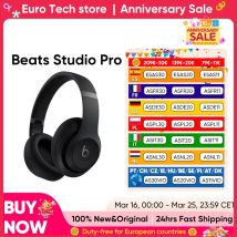 Cuffie Wireless Bluetooth Beats Studio Pro con cancellazione attiva del rumore, fino a 40 ore di tempo di ascolto, compatibili con Apple Android
