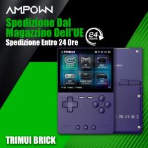 AMPOWN TRIMUI BRICK Console di gioco portatile per lettore Schermo IPS da 3,2 pollici Videogiochi retrò portatili Linux Spedizione veloce UE disponibile