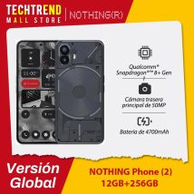 Niente Telefono (2) 6,7 pollici flessibile Ltpo Oled Snapdragon 8+ Gen 1 Niente Os 2.0 50Mp Doppia fotocamera 32Mp Fotocamera frontale