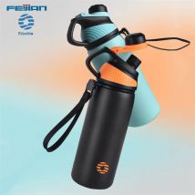 Fjbottle Thermos Bottles Large Capacity Vacuum Flask with Magnetic Lid Stainless Steel Outdoor Sports Water Bottle Insulated Cup