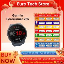 Garmin Forerunner 255 reloj inteligente deportivo 46mm 1,3 ''pantalla a Color 14 días de duración de la batería 4GB RAM NFC Bluetooth Wifi 5ATM impermeable