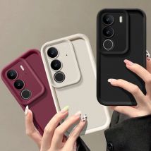 EUCAGR Für Realme C75 Fall Realme C75x Anti fall schutz Luxus Candy Matte Weiche Rückseitige Abdeckung Für Realme C75 4G Telefon Fall