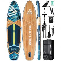 Myboat Impermeabile Gonfiabile Paddle Board 11'6''x35''x6''Dulto In Piedi Stile Acquatico Con Accessori Gioco All'aperto Wetare