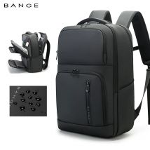 BANGE Nuovo zaino da uomo per laptop da lavoro impermeabile leggero da 15,6 pollici quotidiano di grande capacità