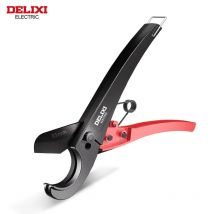 DELIXI ELEKTRYCZNY obcinak do rur, nożyczki do rur SK5 materiał obcinak z grzechotką PVC/PU/PP/PE narzędzie ręczne do cięcia węży, dla hydraulików, domowych
