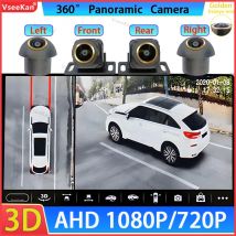 360-Grad-Autokamera für Android Radio Multimedia mit 360° °   Panorama-System integriert 360APP 8K HD 3D AHD1080P 720P Goldene Linse