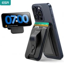 ESR per Portafoglio MagSafe Portafoglio con 5 supporti per carte con supporto regolabile Portafoglio magnetico con impugnatura sicura per iPhone 17/16/15/14