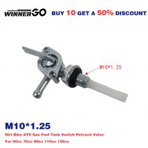 ON/OFF Universal Fuel Shut Off Valve Tap Replacement For Honda XR50 CRF50 Generator Gas Engine Tank Switch Fit 1/4" Hose Tap