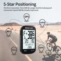 2,6-Zoll-Funkcomputer mit Hintergrundbeleuchtung, Bluetooth/ANT+, IPX7, wasserdicht, GPS, Fahrradcomputer, Tracker, Fahrradzubehör