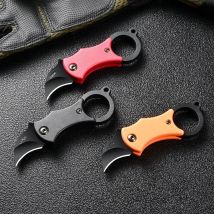 2024 neue Outdoor Klappmesser EDC Schlüssel Fuchs Klaue Box Cutter Halskette Messer Camping Tragbare selbstverteidigung Tasche Messer