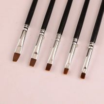 5Pcs Dental Resin Brush Pens Porcelain Teeth Reshaping Nylon Dentistry Adhesive Composite Cement Tools Nail Art DIY Painting