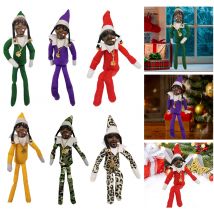 11.81 in Christmas Elf Doll piccoli giocattoli di peluche Holiday Cute peluche Shelf Toy Snoop on A