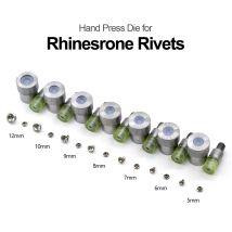 KALASO 1Set Handpresse, Formwerkzeug für Kristall-Strass-Nieten, Sterben-Setter, Schnapp-Einstellwerkzeuge, 6–11 mm