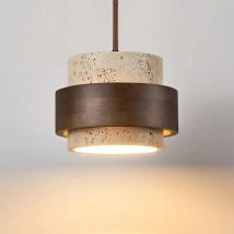 Kreative LED Gelbe Höhlenstein Pendelleuchte Retro Innen Esszimmer Wohnzimmer Schlafzimmer Nachttisch Dekorative Leuchten