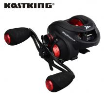 Carrete de pesca KastKing Spartacus Baitcasting, carrete con sistema de freno doble, arrastre máximo de 8KG, 11 + 1 BBs, 6,3: 1, carrete de pesca de alta velocidad