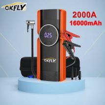 2000A Auto Starthilfe Luftpumpe Power Bank Tragbare Luft Kompressor 4 In 1 Autos Batterie Starter Starten Auto Reifen Inflator