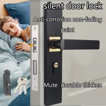 Metal Door Security Lock Split Handle Mechanical Door Lock with Keys Security Entrance Door Knobs Lock for Bedroom Bathroom