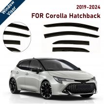 4 pcs of the latest model car window sunshade for Corolla 2019-2024 Hatchback, window visor rain guards window visors