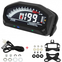 Universal Motorrad Digital Kilometer zähler LCD Tacho wasserdicht Armaturen brett Drehzahl messer Drehzahl messer für Kawasaki für Zylinder