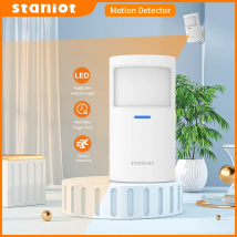 Staniot Sensore di movimento PR200 Rilevatore di movimento PIR wireless 433 Mhz Protezione di sicurezza Allarme anti-manomissione per sistema di allarme domestico
