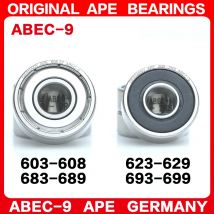 10pcs ABEC-9 bearing 684 608 685 604 605 686 688 687 693 694 695 696 698 623 624 625 626 627 628 629 607 Z ZZ RS 2RS bearings