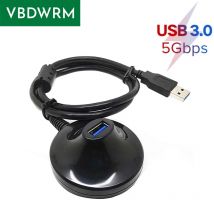 USB 3.0-Verlängerungskabel mit Sockel, Desktop-USB 3.0 A-Stecker auf Buchse, Kabelverlängerungs-Extender für USB-Hub, Drucker, Scanner, U-Disk