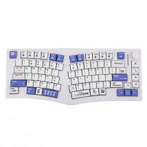 Feker Alice75 QMK/VIA Alice Layout Aluminum Gasket-mounted Hot-Swap Wired/Bluetooth/2.4GHz Wireless Mechanical Keyboard for Win