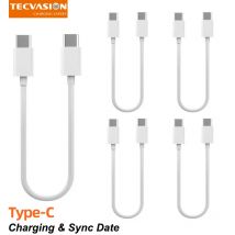 5PCS Short 30cm Type C to USB C Cable PD 60W 3A Fast Charging For Iphone 15 Xiaomi Samsung Huawei Power Bank Sync Data Cord