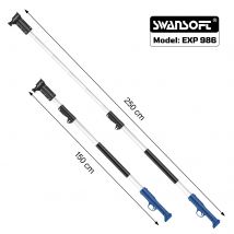 Asta telescopica da 2,5 m, prolunga per cesoie da potatura SWANSOFT 8608/8605Pro/PRU30/PRU36/PRU40/PRU45/PRU45 Plus/CS-1/CS-2/758/768
