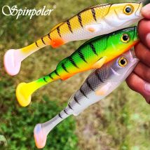 Spinpoler Vigor Perch Shad Soft Swimbait Fishing Lure 7cm/11cm/14cm For Pike Zander Bass Paddle T Tail Pesca Fake Fish Lurre