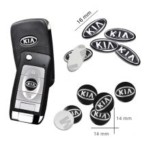 5/10Pcs Car Metal Logo Key Emblem Sticker Decoration For Kia GT-Line Sportage Ceed Rio Picanto Sorento Soul Cerato Venga Forte