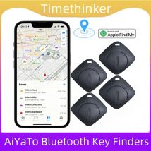 AiYaTo Bluetooth Key Finder Airtag funktioniert mit Apple Find My Global Network Smart Air Tag Tracker Locator für Tasche Koffer für IOS
