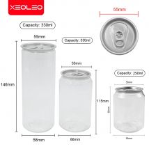 Boba Tee Aluminium Flasche Haustier Flasche 330ml für Kaffee/Bubble Tea/Milch tee 200 stücke/Karton