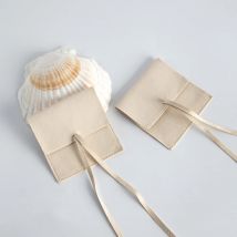 5 pezzi di lusso in microfibra scamosciata gioielli sacchetto regalo nastro di velluto busta flip sacchetti collana braccialetto braccialetto sacchetto di immagazzinaggio gioielli
