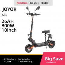 JOYOR S8E Scooter Elettrico Motore 800W 48V 26AH Batteria 10 Pollici Pneumatici E-Scooter Per Adulti 45 km/h Velocità Massima Portata 80 km City EScooter