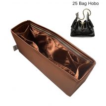 Organizer-Einsatz, Acetat-Seiden-Taschen-Organizer, Futter, schützendes Make-up für 25-Taschen, Hobo-Aufbewahrung, Innentasche, leichter Former