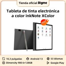 BIGME 10,3 pulgadas E-ink Ebook lector inkNoteX Color libro electrónico Ereader tableta dimensión 900, 6 + 128GB Android 13 sistema abierto