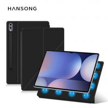 Magnetic Case For Samsung Galaxy Tab S9 S10 Plus 12.4 Tab S9/S9FE/S10 11inch Tablet Smart Book Cover With Pencil Holder