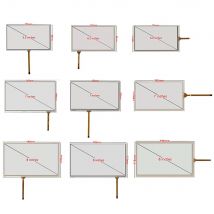 Universale 6.2/7/8/9 pollici 4Pin Resistenza Digitizer Touch Screen Pannello di Vetro Auto DVD Navigazione GPS Center Console Multimediale