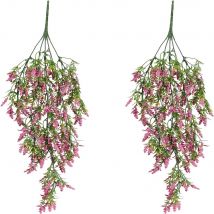 Künstliche hängende Blumen gefälschte Girlande Rebe Pflanzen für zu Hause Hochzeit Hotel im Freien Hof Wandbehang Körbe Dach Dekor