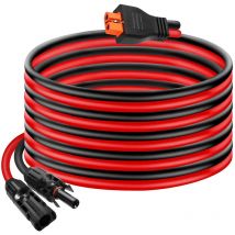 3m 1.5m 12AWG XT60i to Solar Panel Extension Cable for Ecoflow RIVER 2/RIVER 2 Max/RIVER 2 Pro/DELTA 2/DELTA Max/DELTA Pro Wave.