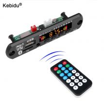 KEBIDU 9V 12V Autoradio Stereo MP3 WMA Scheda di Decodifica Modulo Audio USB TF Radio Bluetooth Lettore MP3 Wireless Con Telecomando
