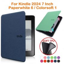 Custodia Smart per Kindle Paperwhite 6 Custodia di 12a generazione 2025 Custodia morbida in silicone TPU per Kindle Paperwhite 2024 7 pollici