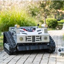 Updated  9.5hp  Automatic Lawn Mower Remote Control Field Grass Cutter Weeding EPA Machine