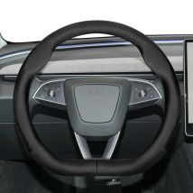 Adatto per coprivolante in pelle traspirante ultrasottile Tesla adatto per il modello 3 YXS 2024