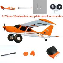 Xfly 1233mm Windrunner V2 Glastar Complete Set Of Accessories, Including Body, Main Wings, Flat Tail Tires, Propellers, Etc