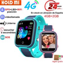 Reloj inteligente LT21 para niños, 4G, GPS, WIFI, llamada de vídeo, SOS, IP67, resistente al agua, Monitor de cámara, ubicación, reloj de teléfono