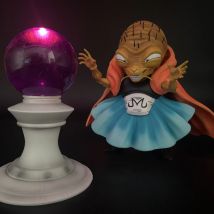 Anime Dragon Ball Babidi Figura con palla leggera Babidi Figurine 16CM Action PVC Figure GK Collezione di statue Modello Giocattoli Regali