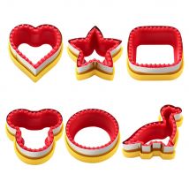 1 Stück geometrischer Sandwich schneider und Versiegelung sset Lebensmittel qualität pp Sandwich Schneid versiegelung sform für Kinder